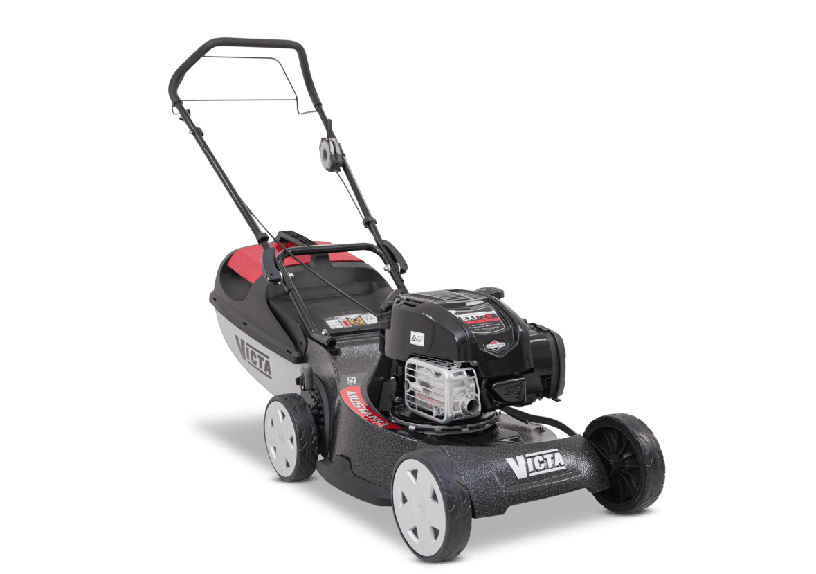 Victa 19+quot Mustang Alloy Base Mulch or Catch Self-Propelled Mower