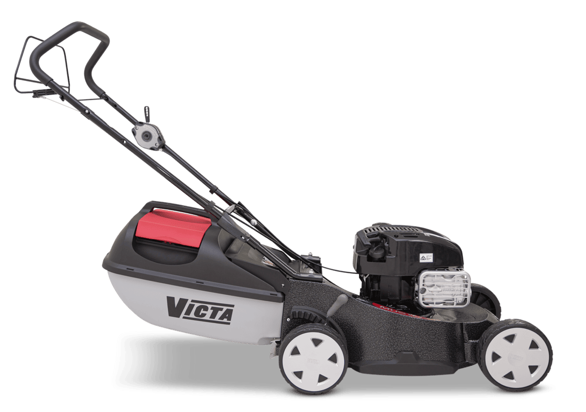 Victa 19+quot Mustang Alloy Base Mulch or Catch Self-Propelled Mower