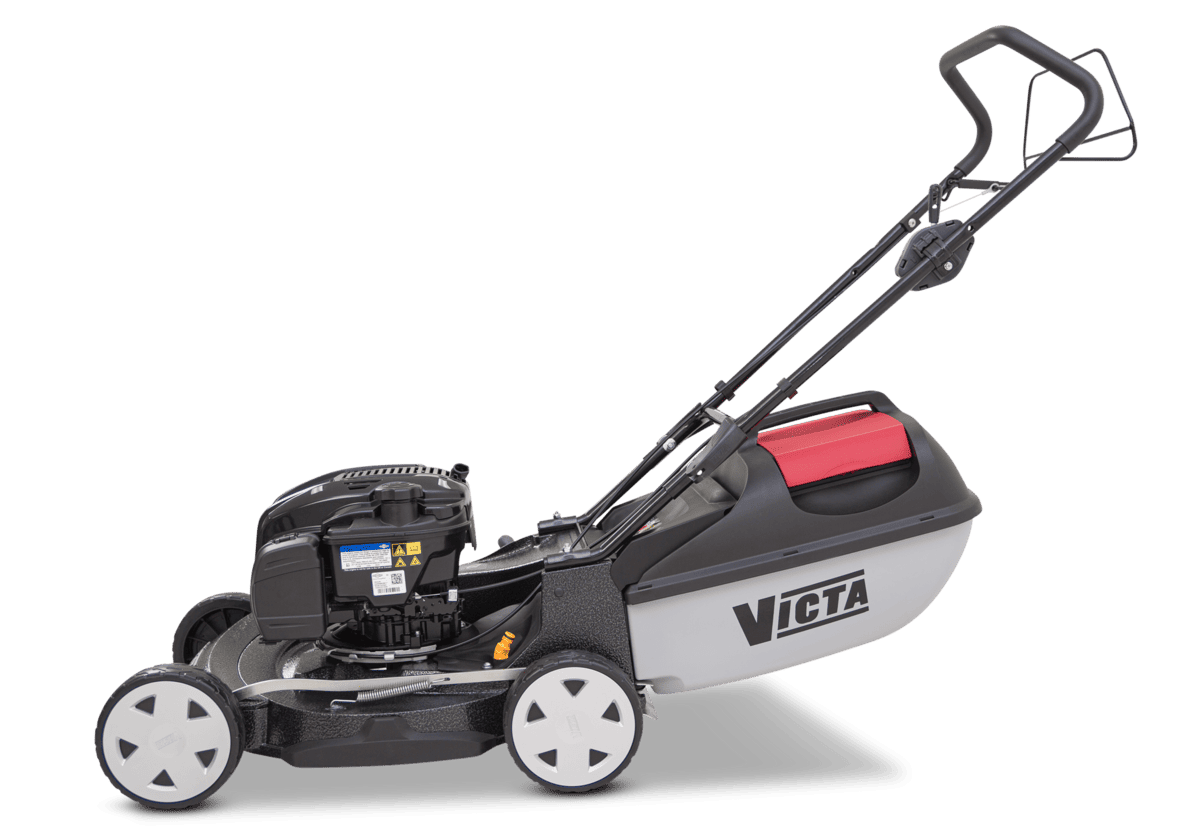 Victa 19+quot Mustang Alloy Base Mulch or Catch Self-Propelled Mower