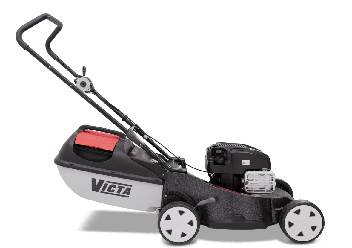 Victa 19+quot Mustang B+ampS 725 Alloy Base Mulch or Catch Push Mower