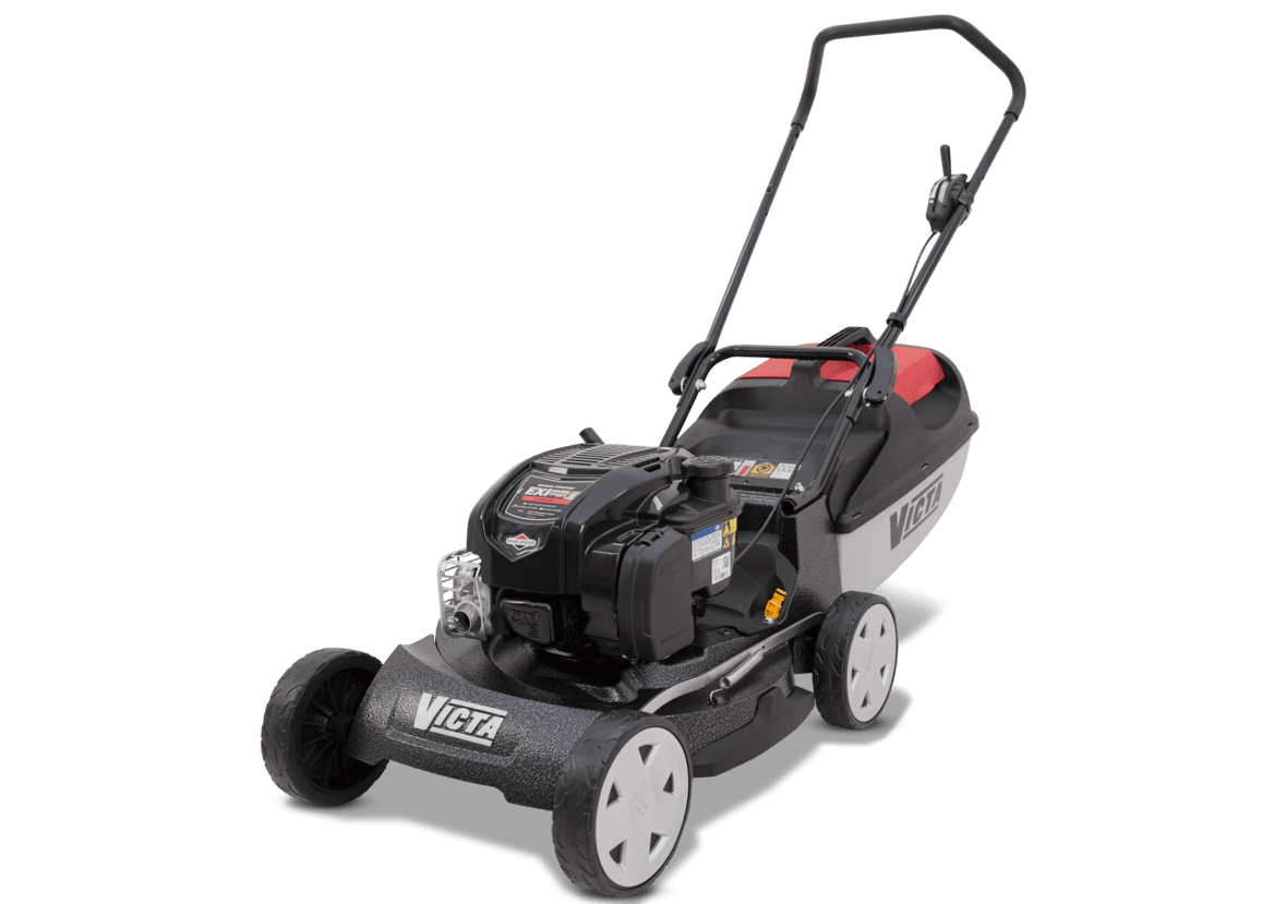 Victa 19+quot Mustang B+ampS 725 Alloy Base Mulch or Catch Push Mower