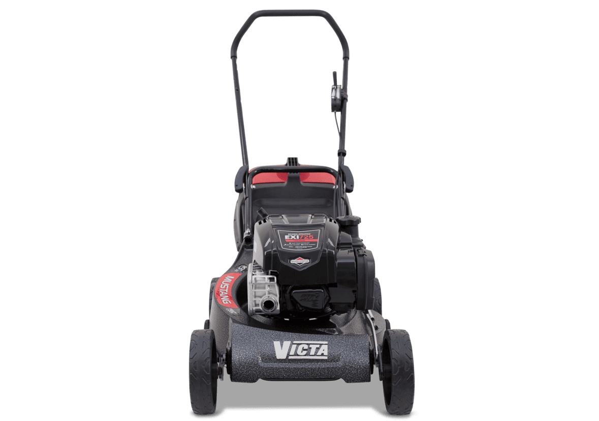 Victa 19+quot Mustang B+ampS 725 Alloy Base Mulch or Catch Push Mower