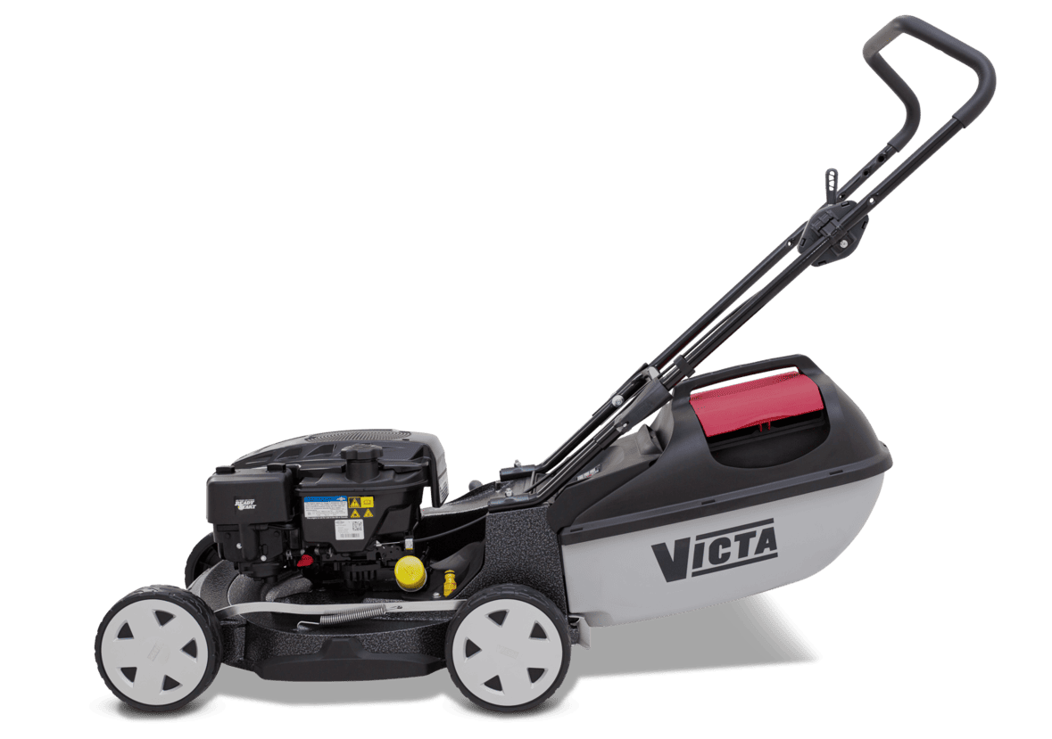 Victa 19+quot Mustang B+ampS 850 Alloy Base Mulch or Catch Push Mower