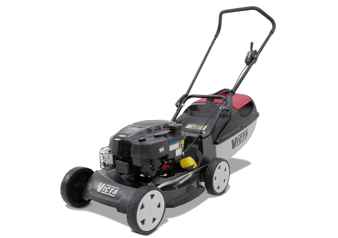 Victa 19+quot Mustang B+ampS 850 Alloy Base Mulch or Catch Push Mower