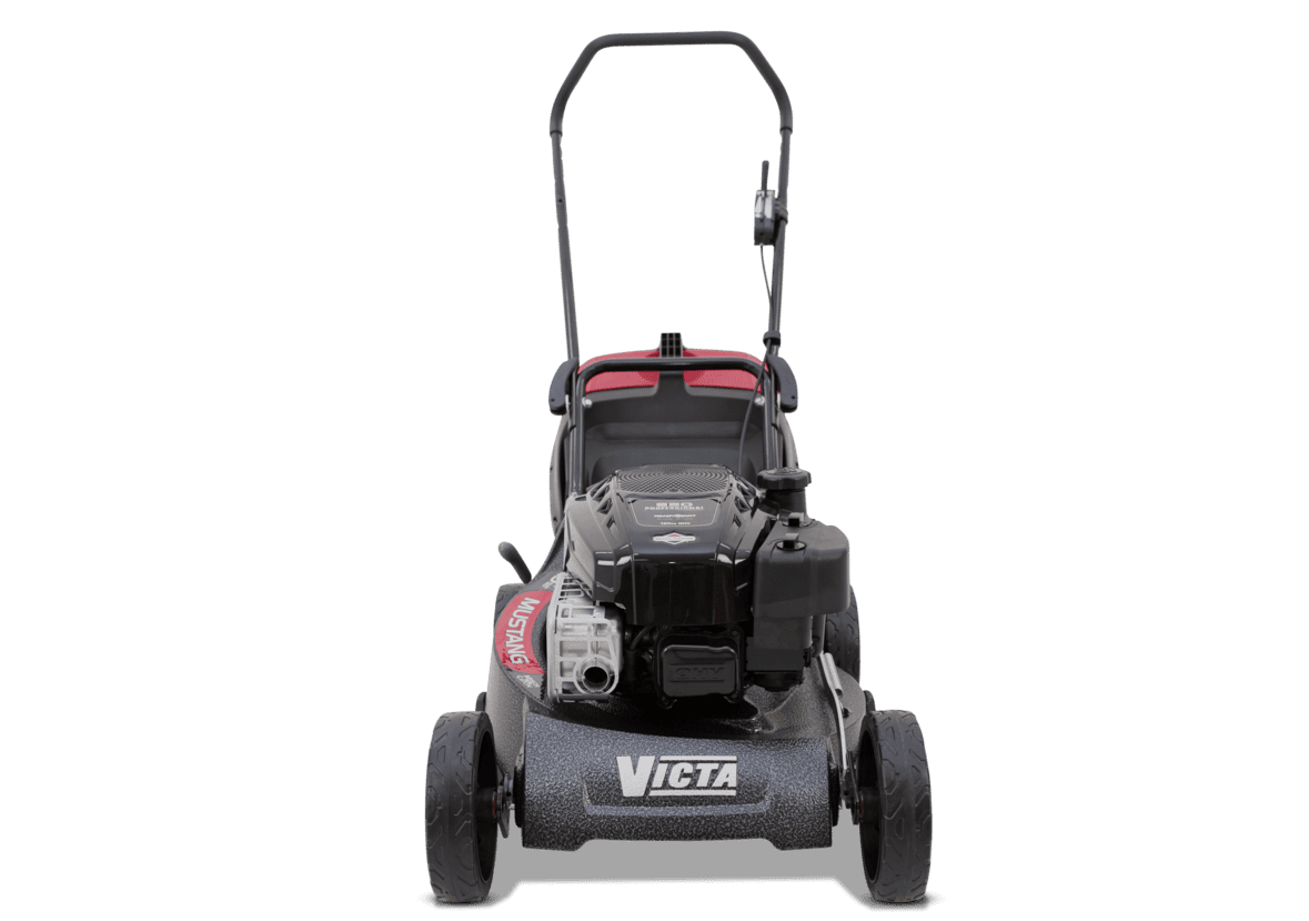 Victa 19+quot Mustang B+ampS 850 Alloy Base Mulch or Catch Push Mower