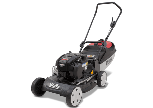 Victa 19+quot Mustang B+ampS 725 Alloy Base Mulch or Catch Push Mower